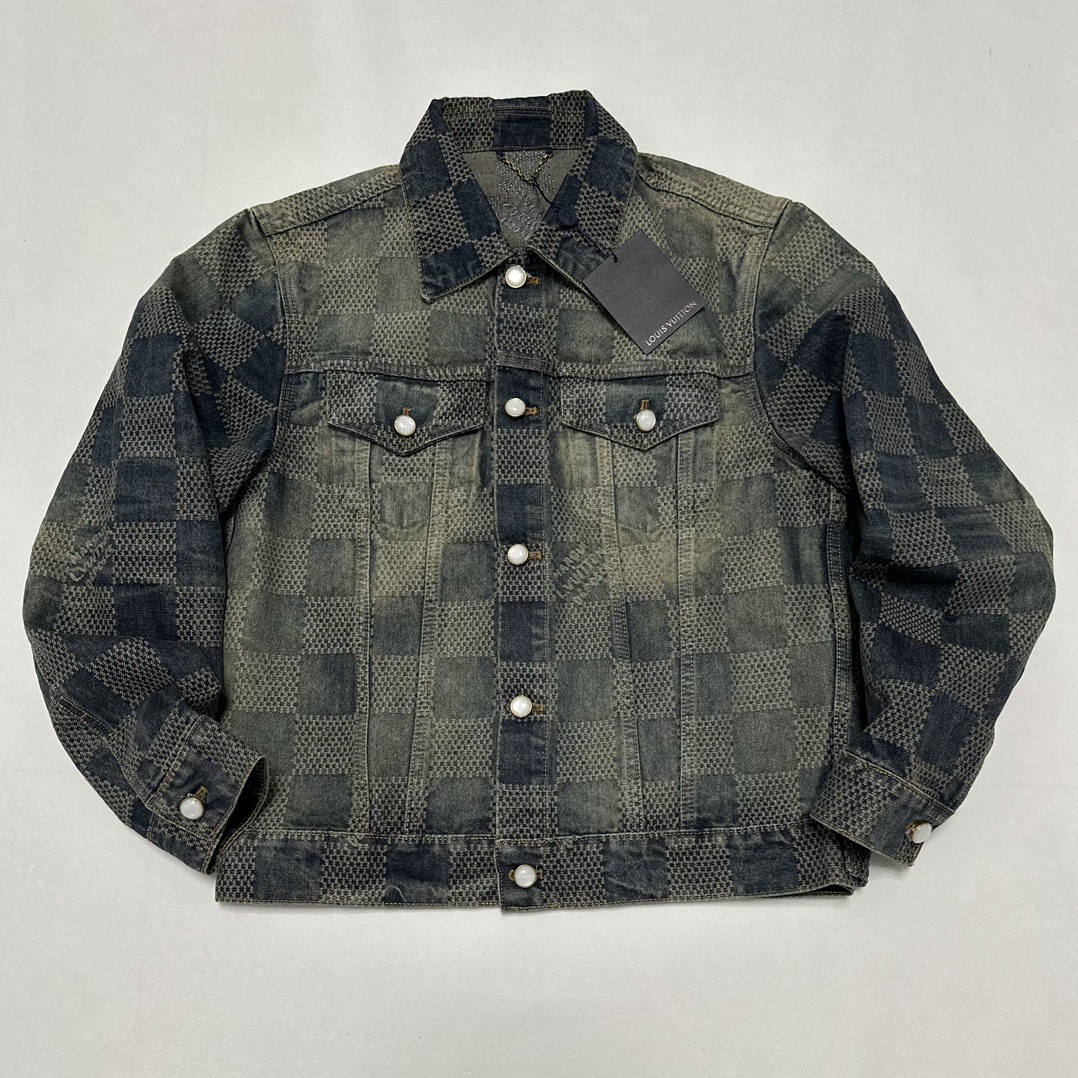 Louis Vuitton Damier Wash Denim Jacket（1AFWW8）