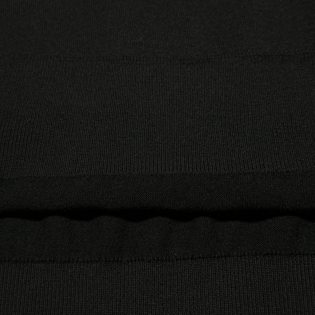 Tyler, The Creator x Louis Vuitton Long Sleeved Cotton Crewneck "Noir"（1AFQSN）