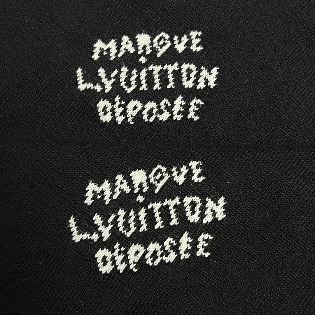 Tyler, The Creator x Louis Vuitton Long Sleeved Cotton Crewneck "Noir"（1AFQSN）