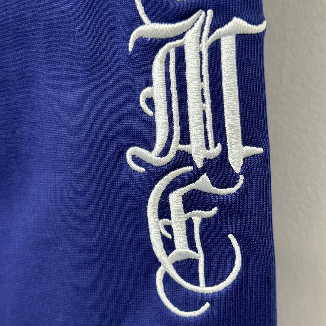 Supreme Old English L/S Top "Navy"（SUP-FW24-058）