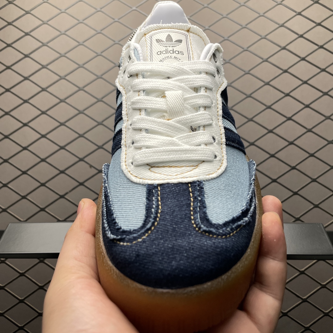 atmos pink Exclusive adidas Originals Women's Sambae "Stacked Denim"（II0001）