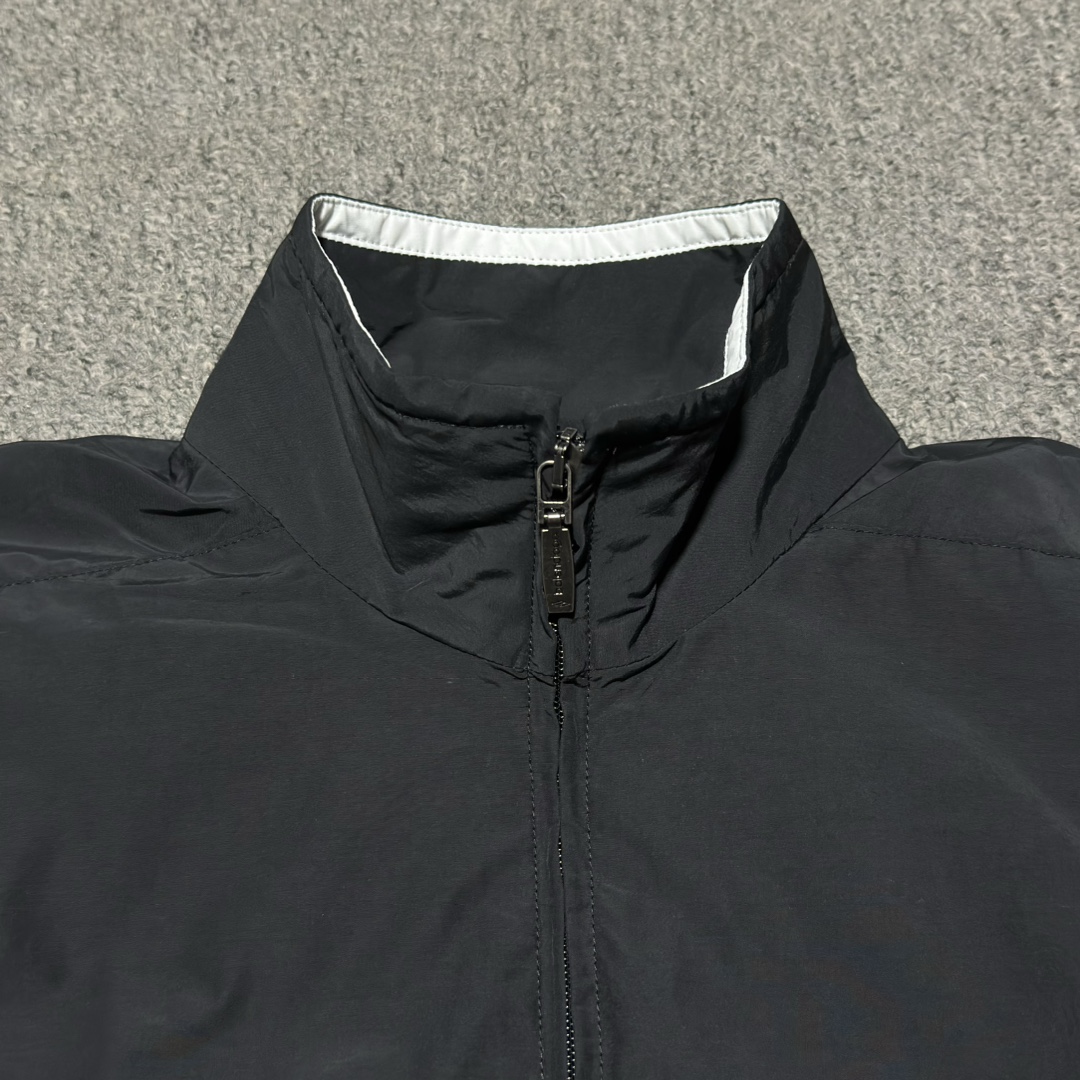 Balenciaga Colorblock Embroidered Lettering Tracksuit Jacket (763436TNQ251000）