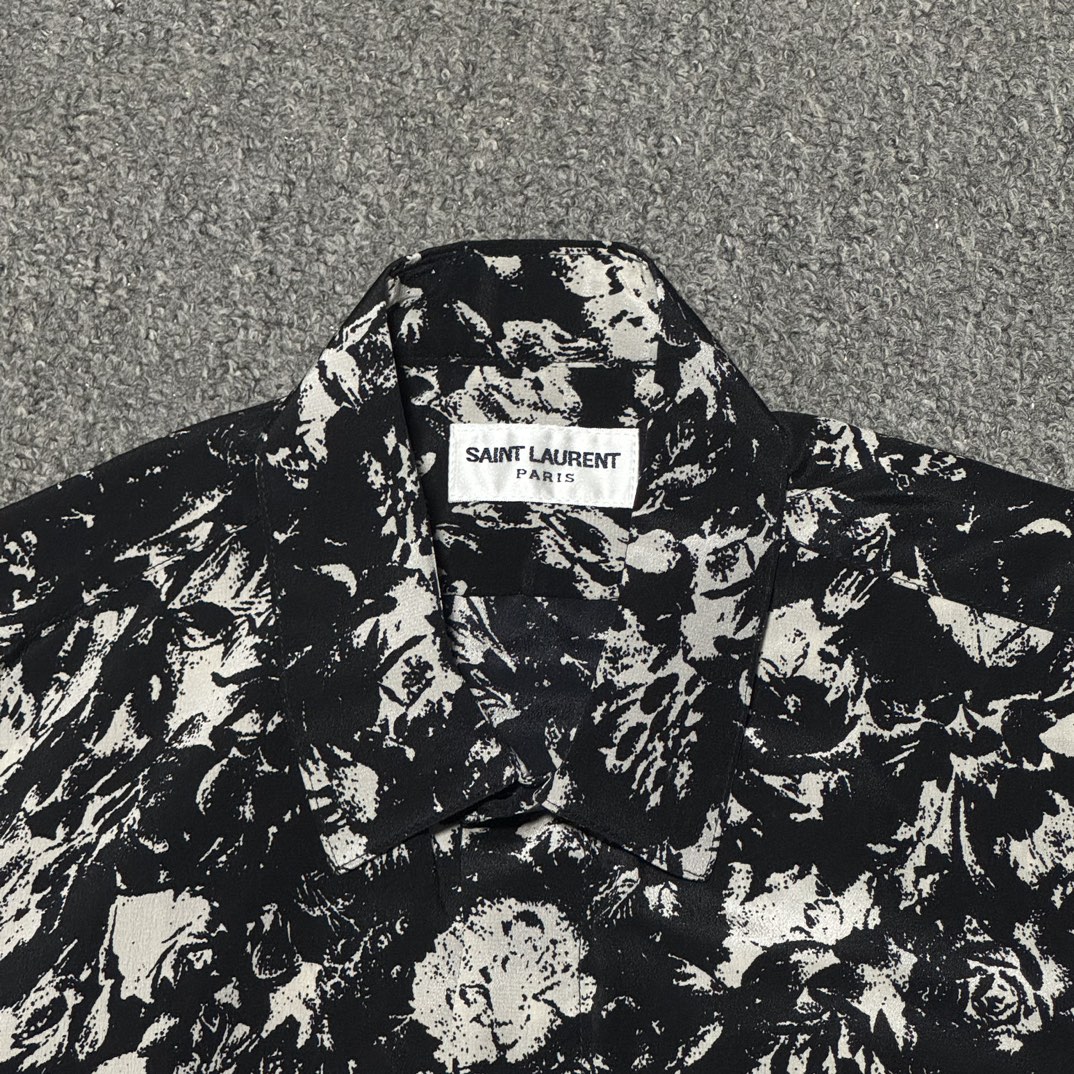  Saint Laurent printed shirt（646850Y2E341095）