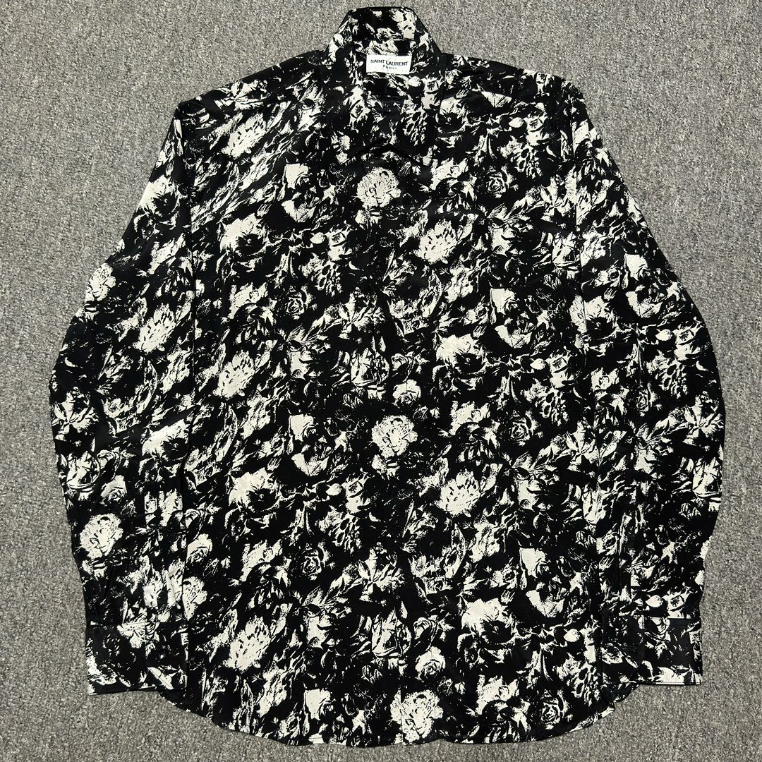  Saint Laurent printed shirt（646850Y2E341095）