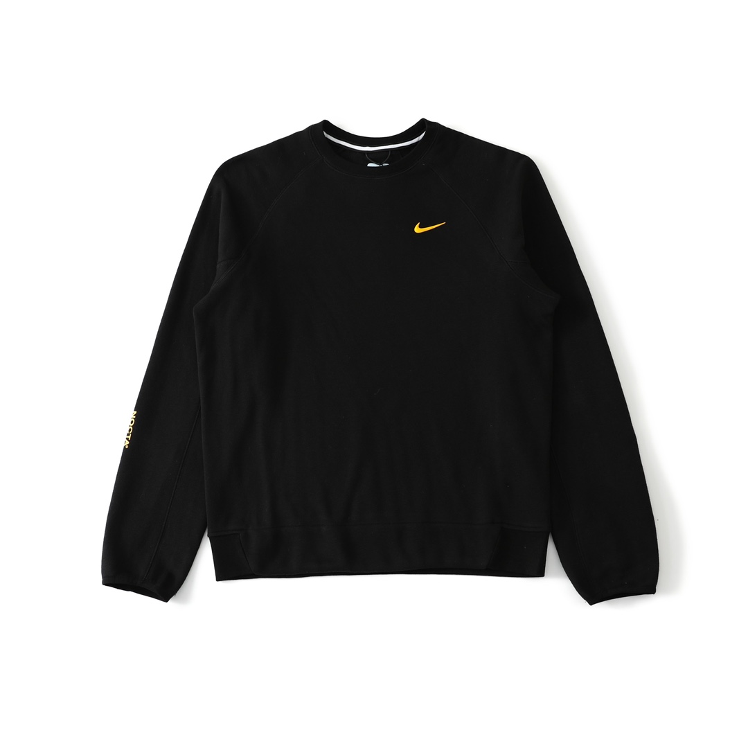Nike x Nocta Tech Fleece Crew 'Black (FD8457-010）