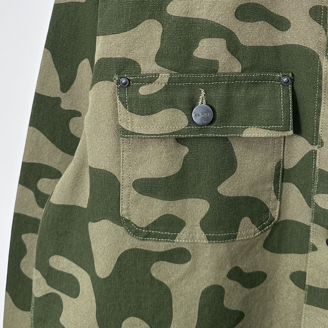 Carhartt WIP x Palace Michigan Coat 'Dollar Green Camo'（I032716）