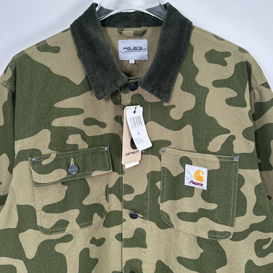 Carhartt WIP x Palace Michigan Coat 'Dollar Green Camo'（I032716）