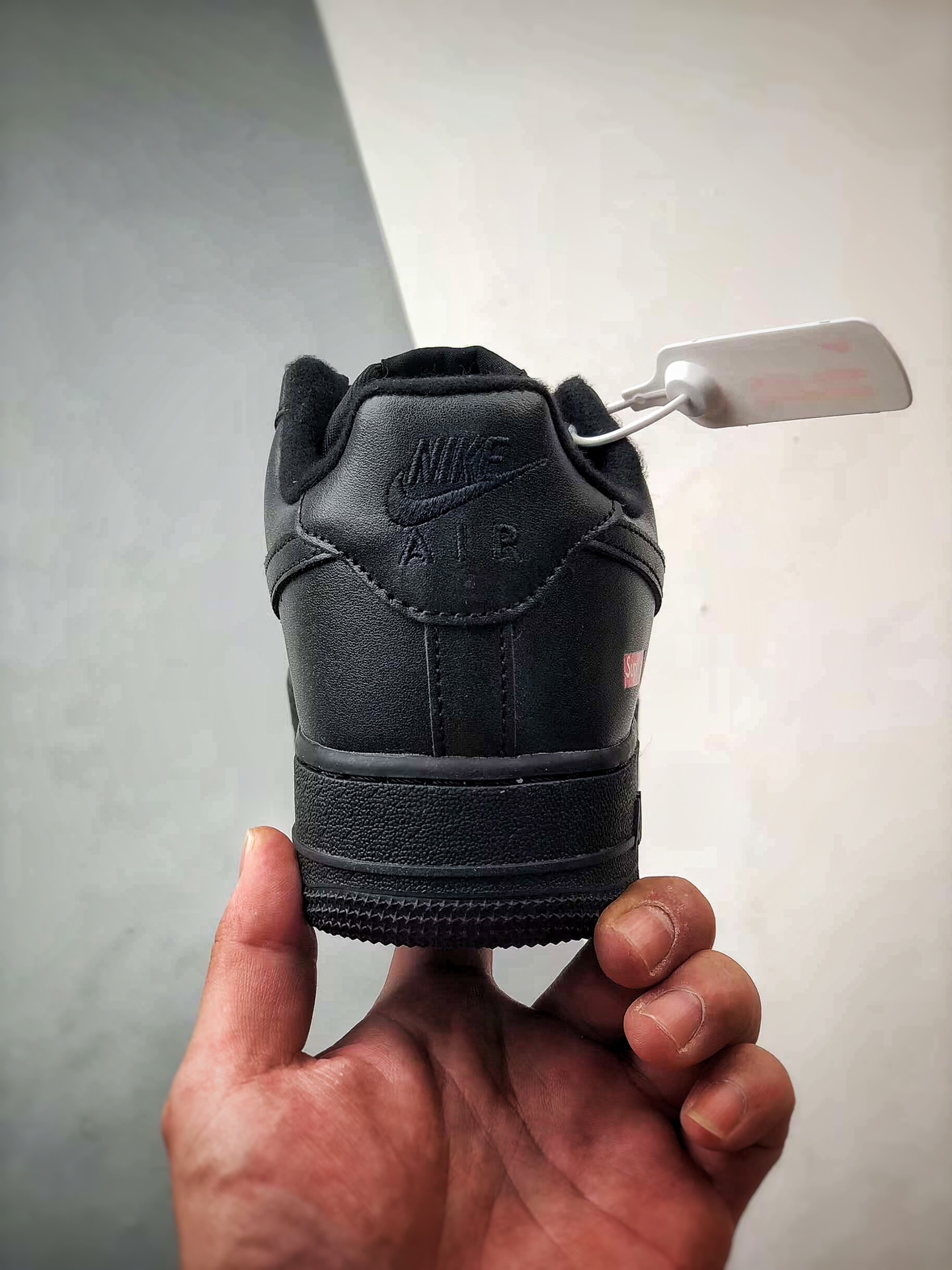 Supreme × Nike Air Force 1 Low "Black" (CU9225-001)