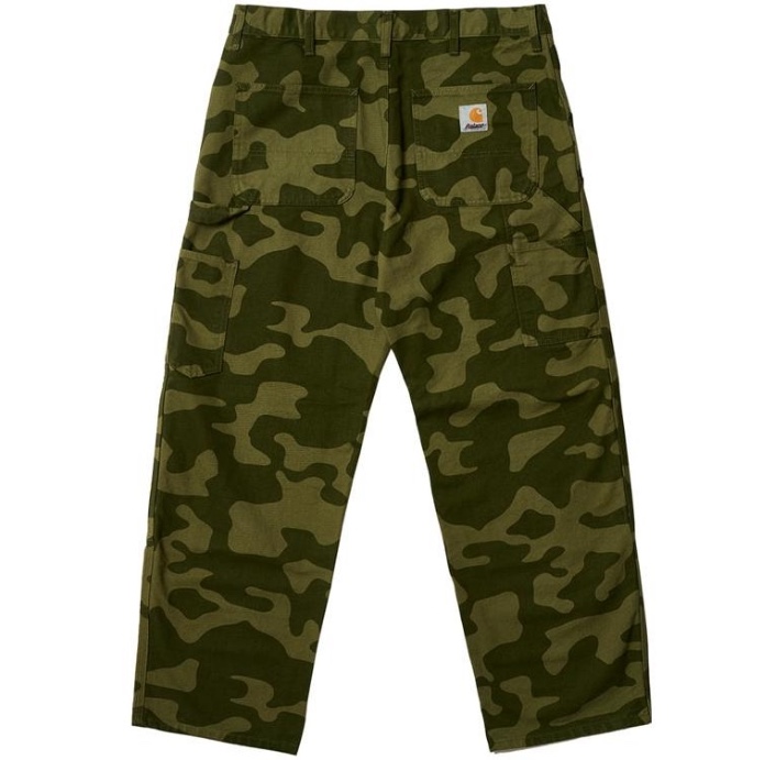 Carhartt WIP x Palace Double Knee Pant 'Dollar Green(I032720-GREEN）