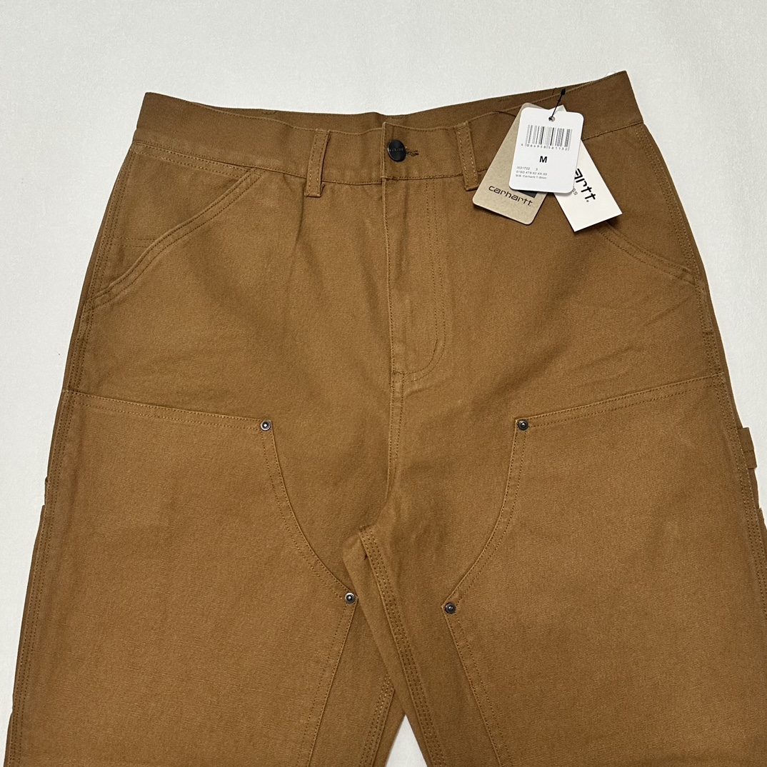 Carhartt WIP x Palace Double Knee Pant 'Hamilton Brown'(I032720-KHAKI）