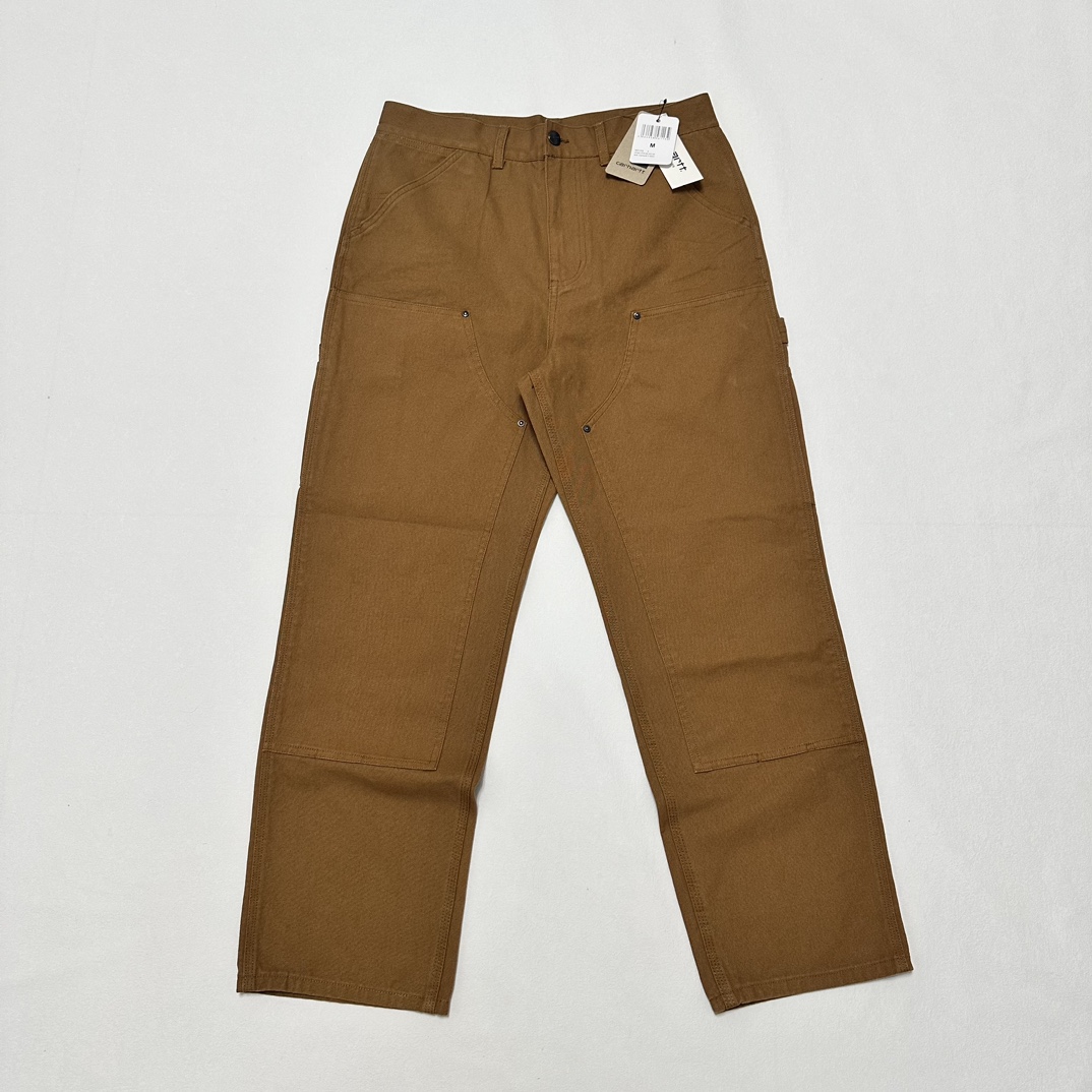 Carhartt WIP x Palace Double Knee Pant 'Hamilton Brown'(I032720-KHAKI）
