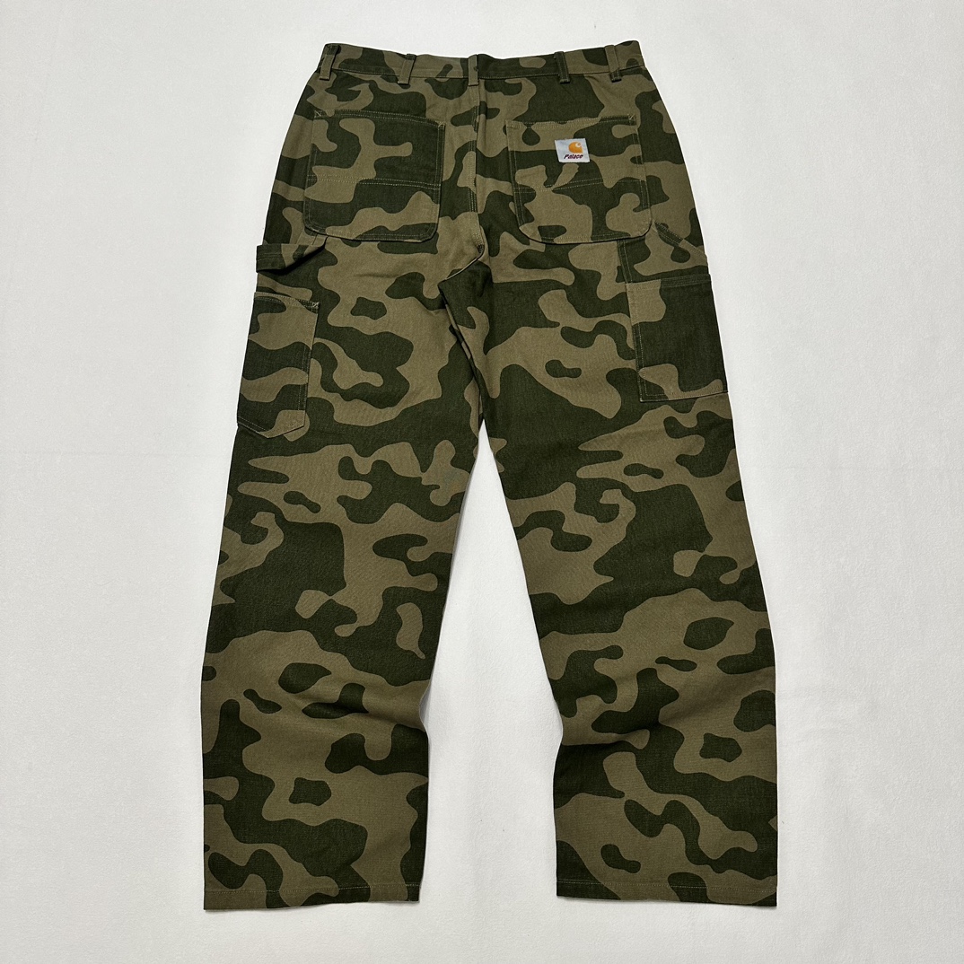 Carhartt WIP x Palace Double Knee Pant 'Dollar Green(I032720-GREEN）