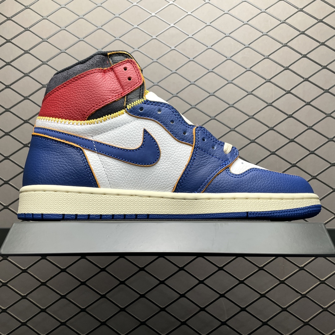 Union × Nike Air Jordan 1 Retro High OG NRG "Storm Blue/Varsity Red" （BV1300-146)