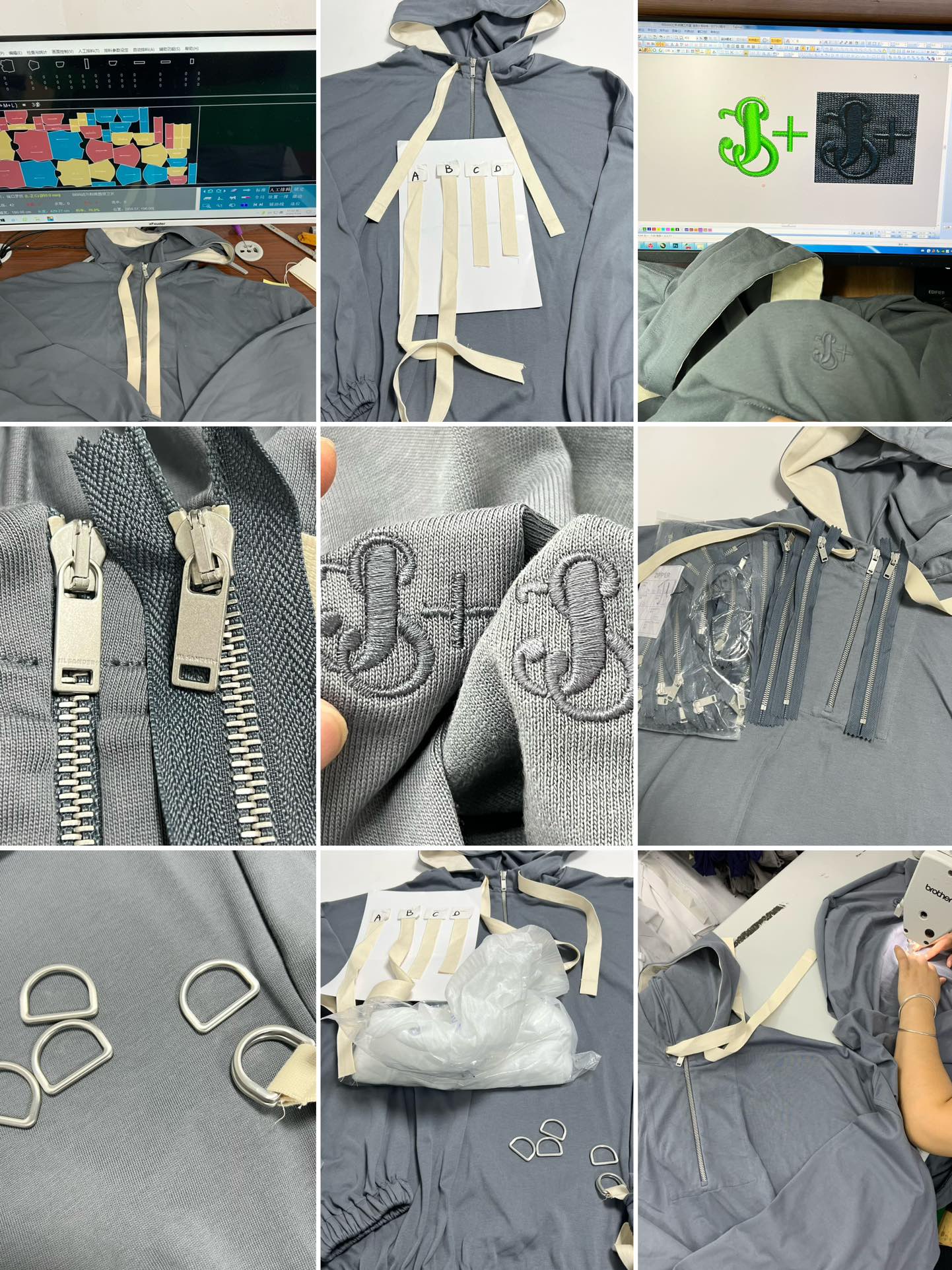 Jil Sander sports hoodie（J47GU0120J20148-BLUE）