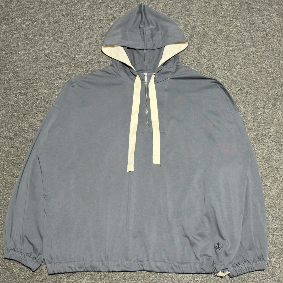 Jil Sander sports hoodie（J47GU0120J20148-BLUE）