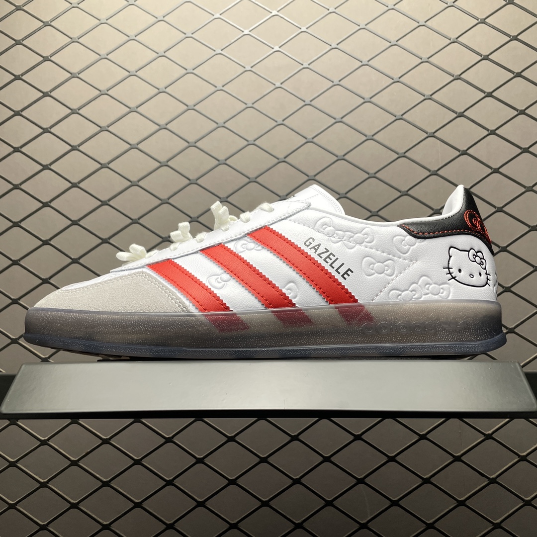 ★新品タグ付き★ガゼル インドア × ハローキティアニバーサリー 24cm adidas☆ガゼル インドア × ハローキティアニバーサリー (adidas