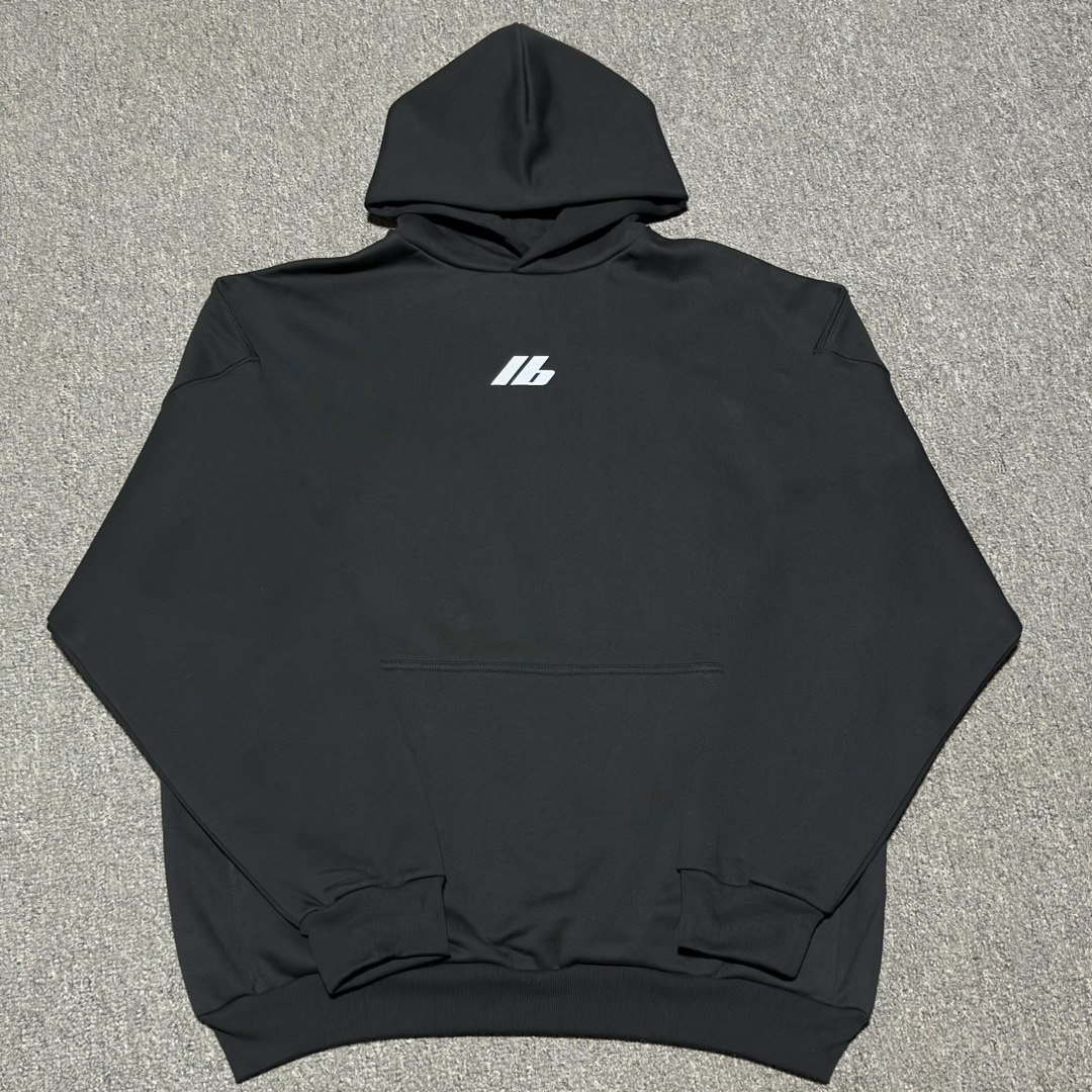 Balenciaga IB reflective lettering hoodie(739024TQVT81083）