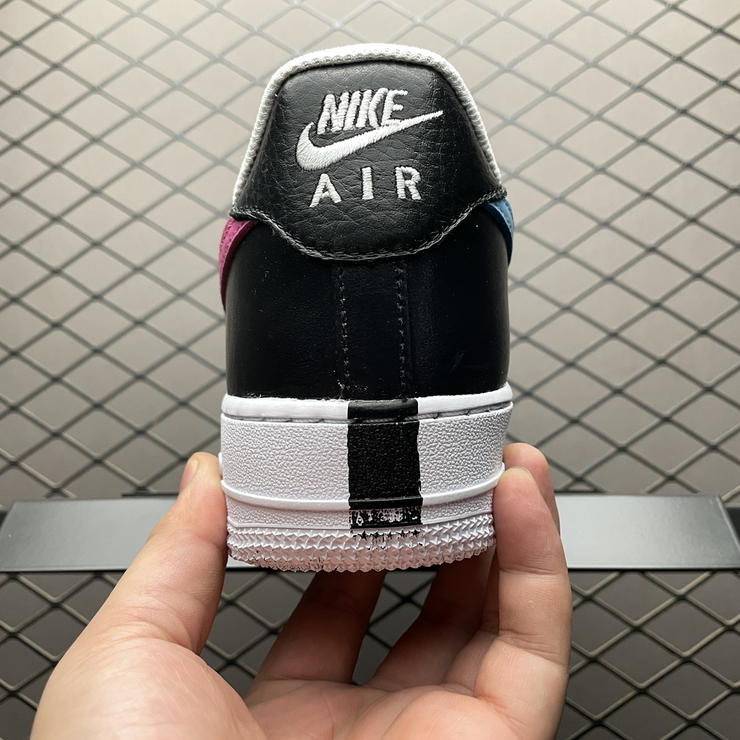 PEACEMINUSONE × Nike Air Force 1 Low '07 Para-Noise 3.0 "Black and Multi-Color" / G-DRAGON（AQ3692-004)