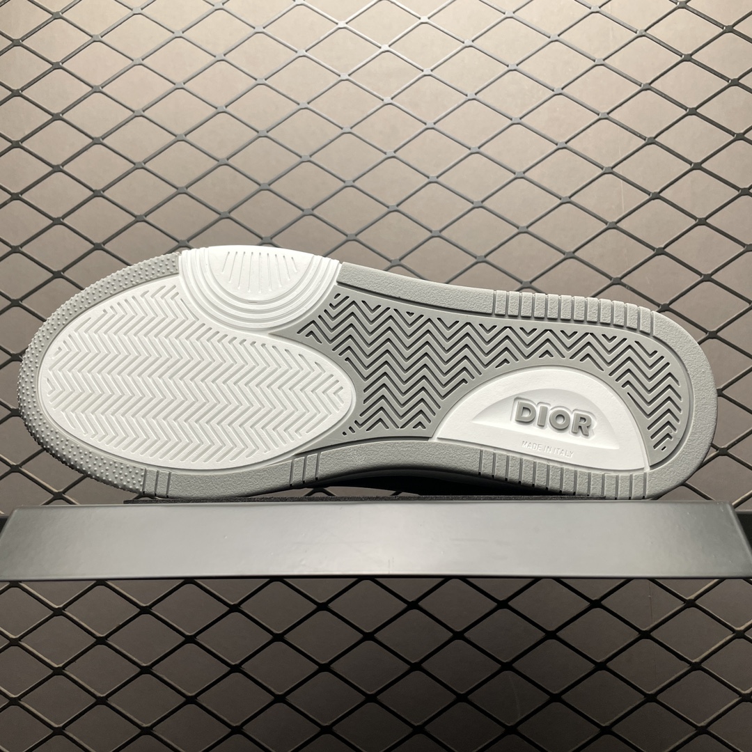 DIOR B27 Skateboard Shoes Men Low-Top Gray (3SN272ZIJ890415)