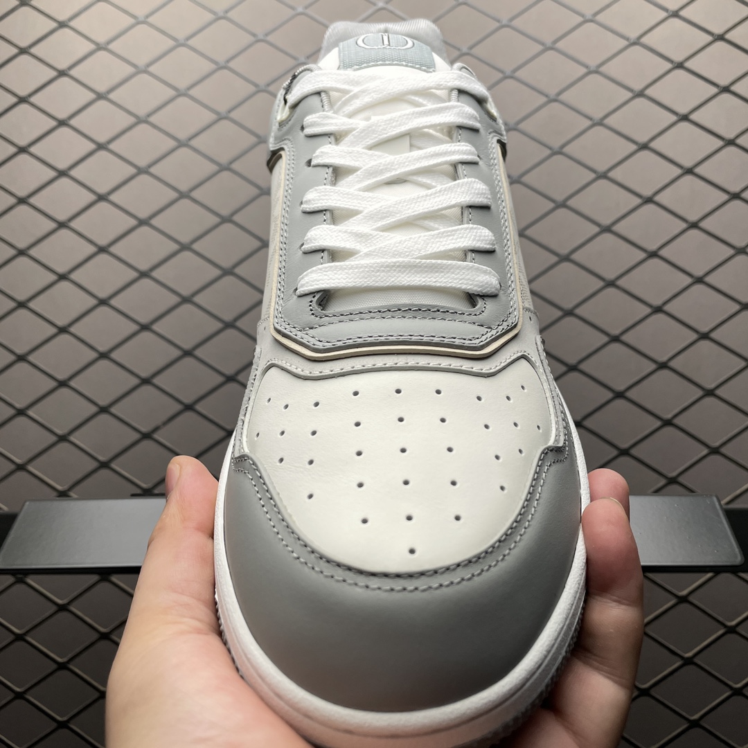 DIOR B27 Skateboard Shoes Men Low-Top Gray (3SN272ZIJ890415)