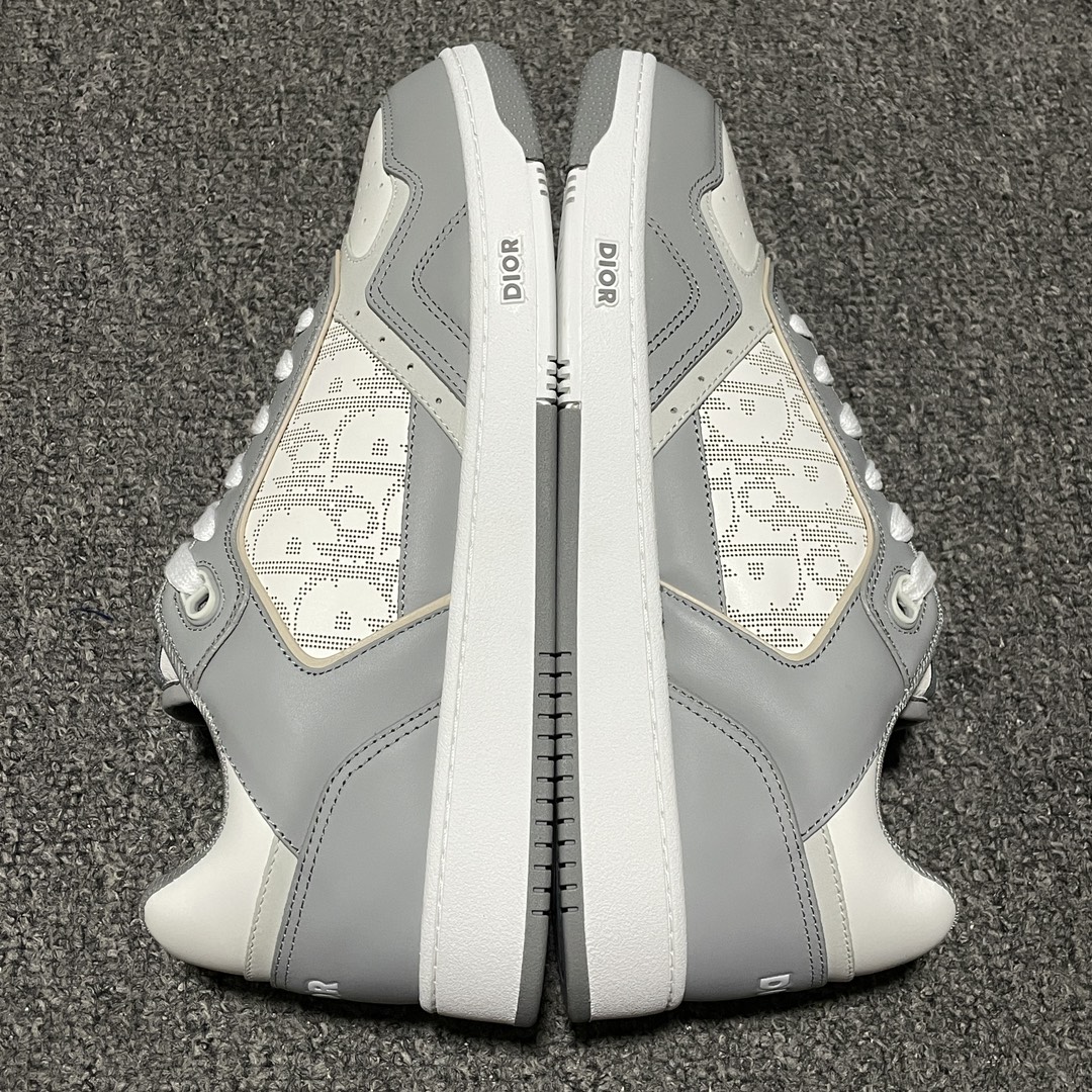 DIOR B27 Skateboard Shoes Men Low-Top Gray (3SN272ZIJ890415)