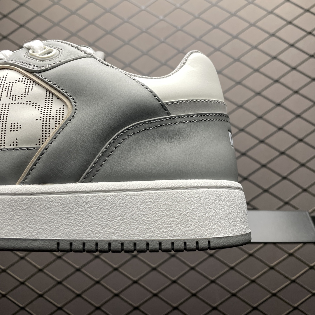 DIOR B27 Skateboard Shoes Men Low-Top Gray (3SN272ZIJ890415)