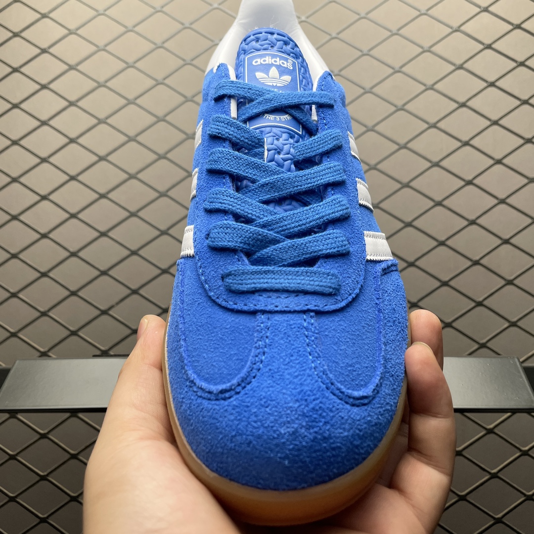 adidas Originals Gazelle Indoor "Bluebird/Footwear White/Gum"（JI2061）