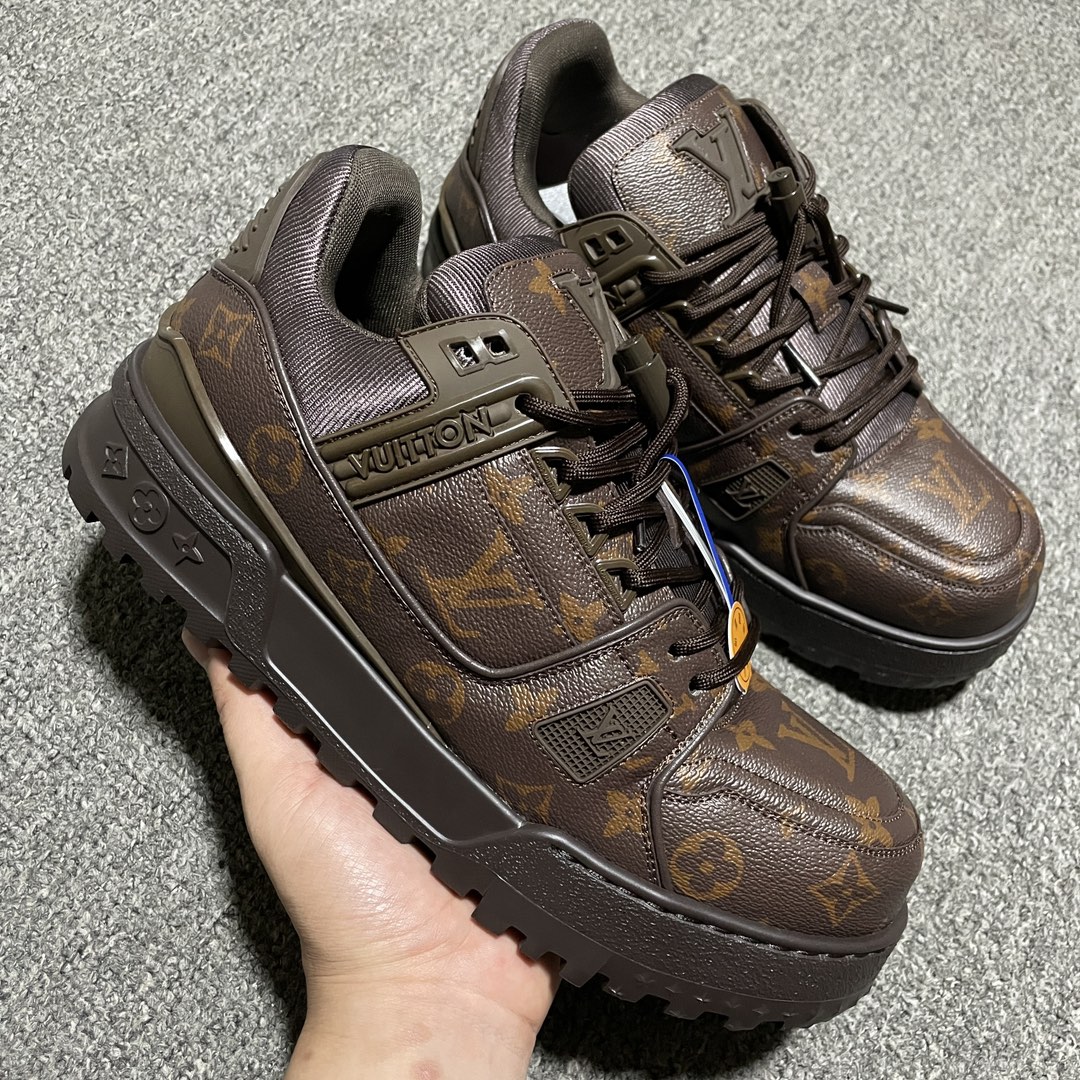 Louis Vuitton LV Trainer Maxi Sneaker "Ebene" (1AD7DT)