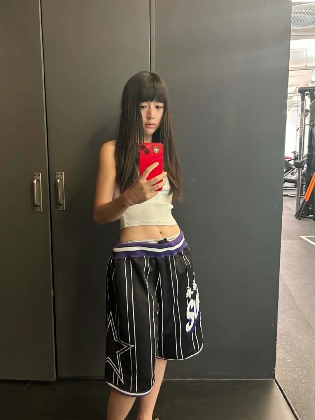 Supreme Star Basketball Shorts 'Black White'(SUP-SS24-287）