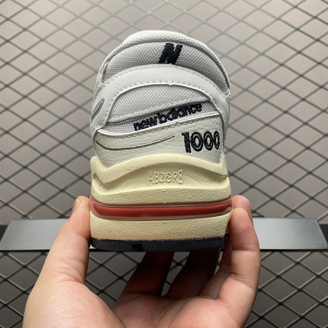 New Balance 1000 "Off White/Gradient Red" (M1000CB）