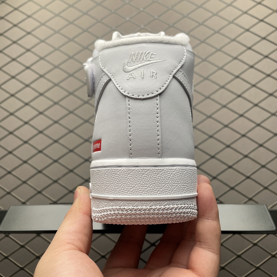 Supreme × Nike Air Force 1 Mid "White" FW24（FZ8784-100）