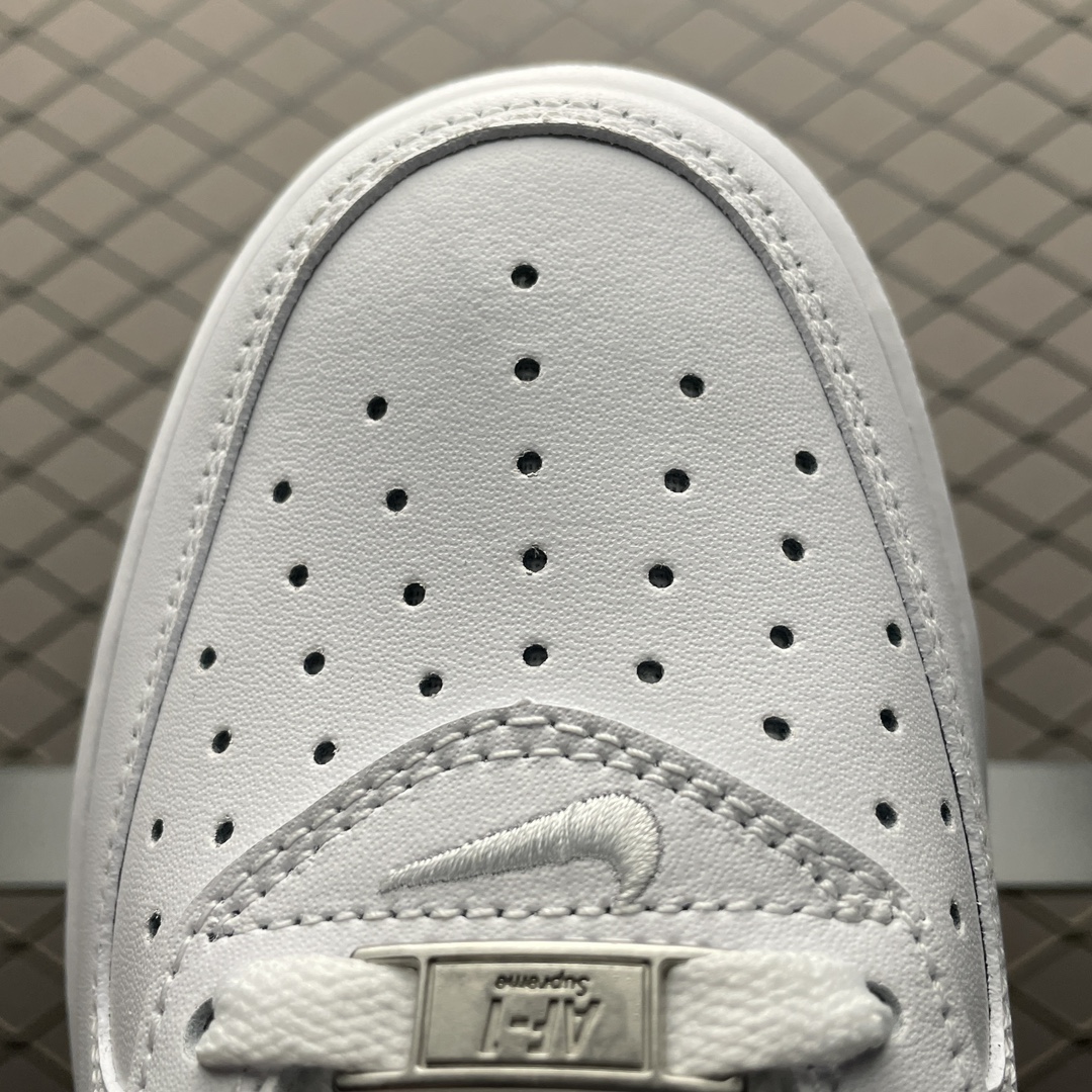 Supreme × Nike Air Force 1 Mid "White" FW24（FZ8784-100）