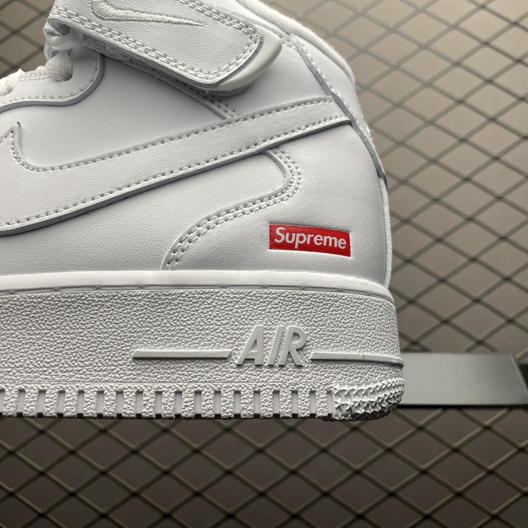 Supreme × Nike Air Force 1 Mid "White" FW24（FZ8784-100）