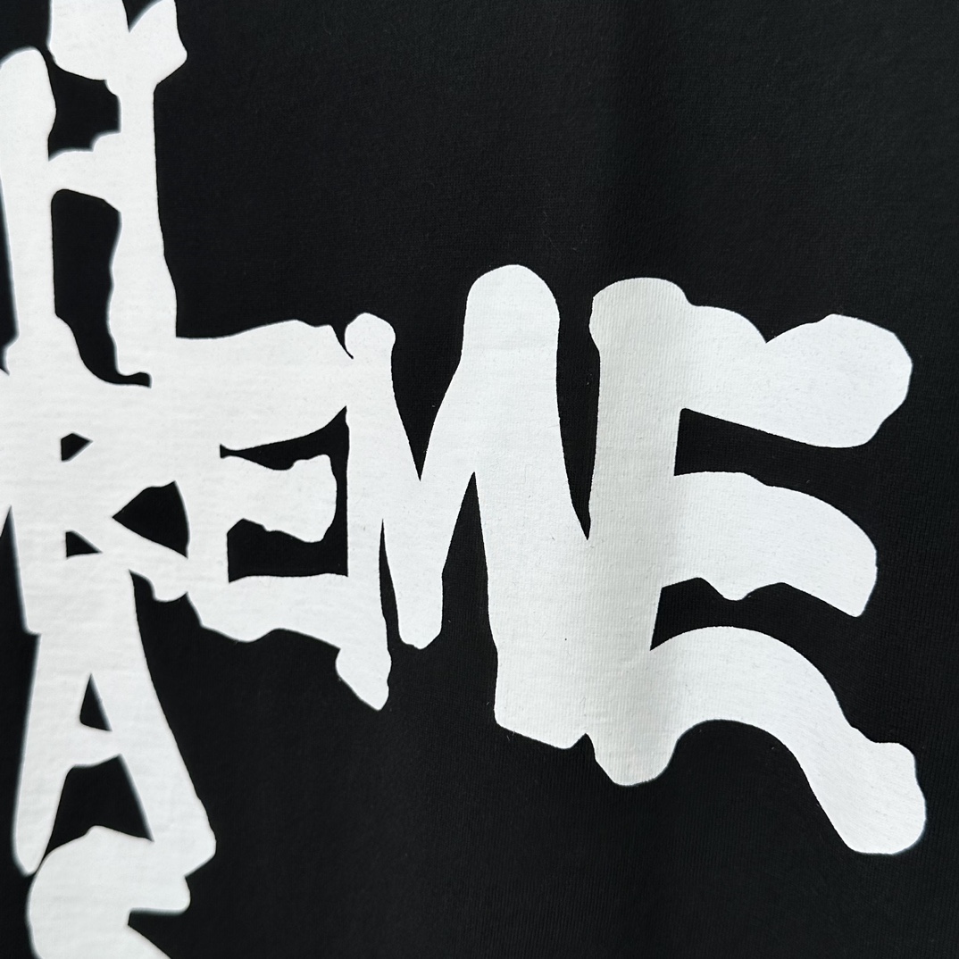 Supreme x Thrasher Cross Tee "Black"（SUP-FW24-121）