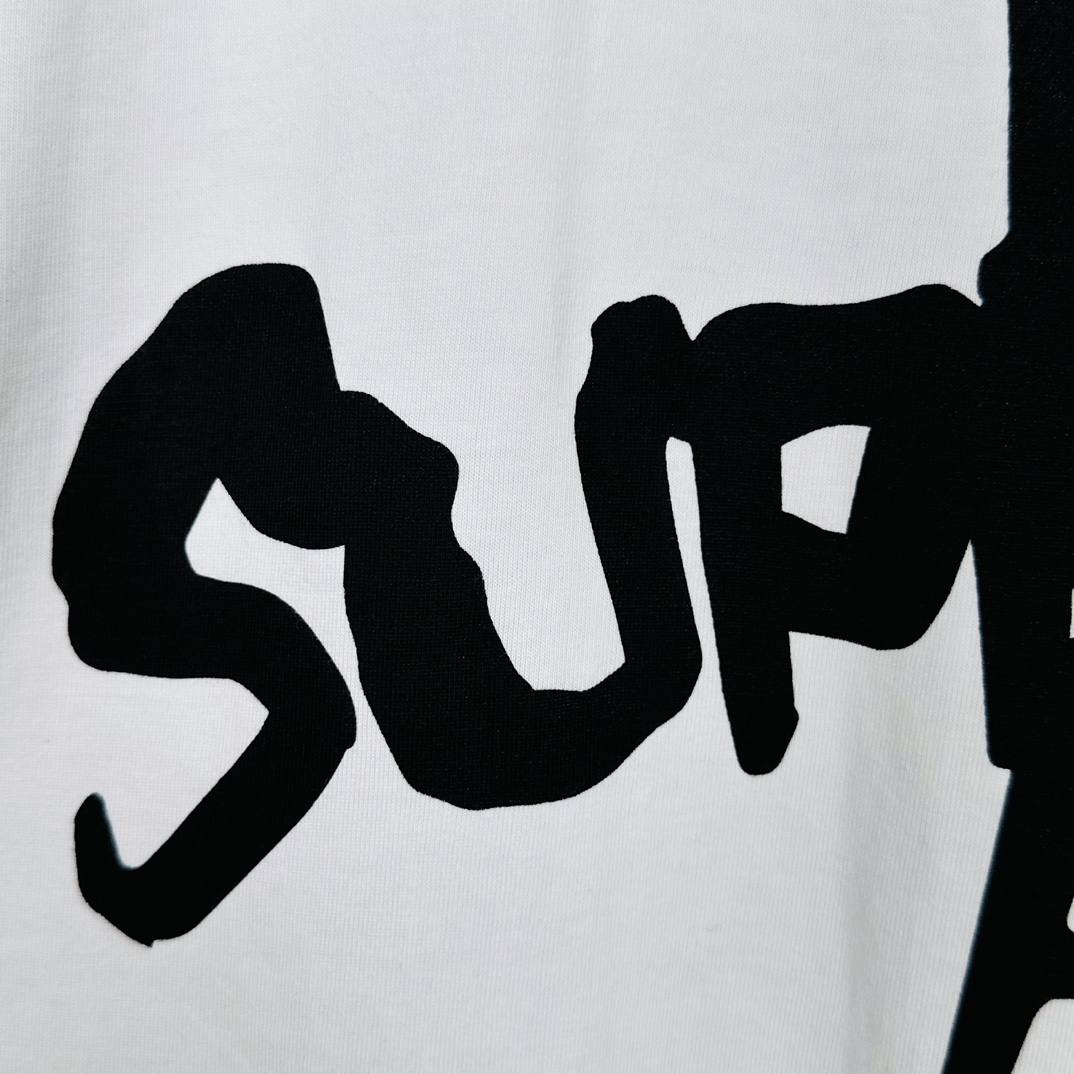 Supreme x Thrasher Cross Tee "White"（SUP-FW24-121-2）