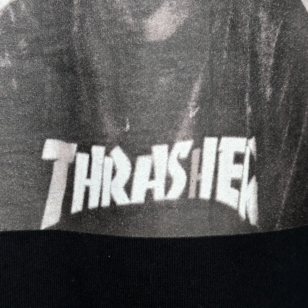 Supreme x Thrasher Crewneck "Black" (SUP-FW24-126）