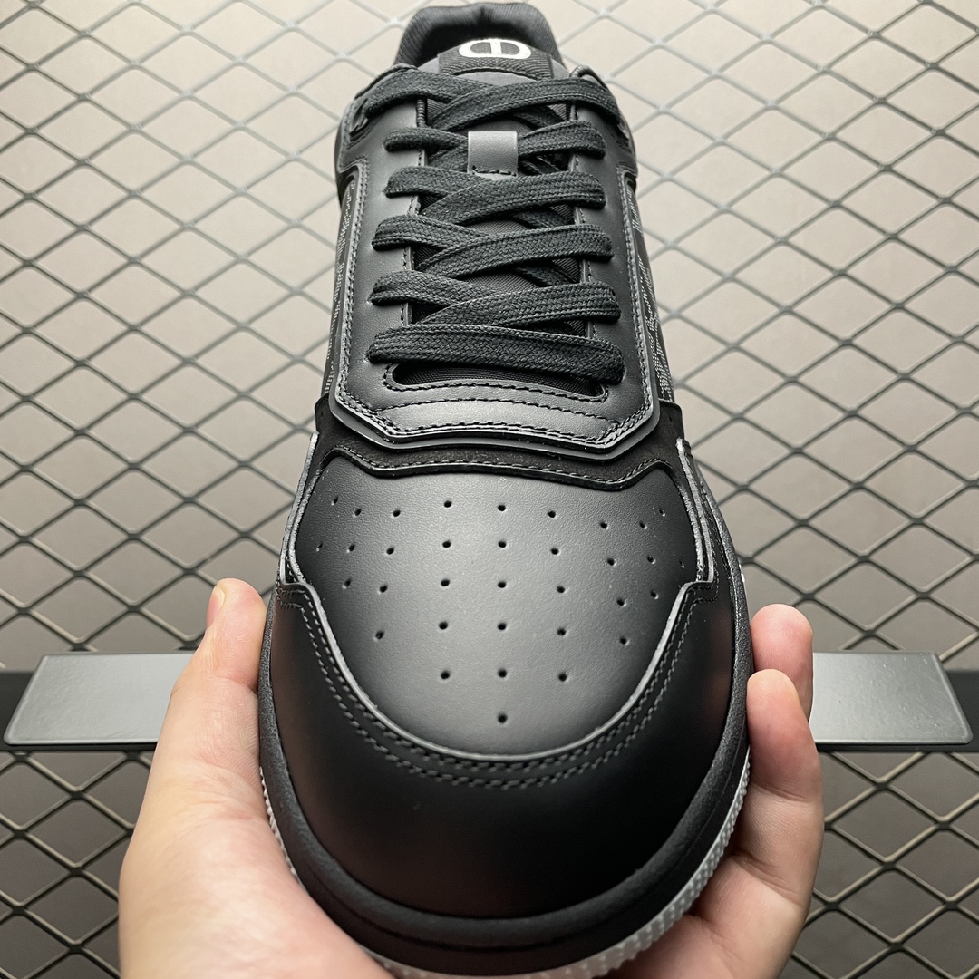 Dior B27 Low Black Dior Oblique Galaxy Leather Grey（3SN272ZPR_H969）