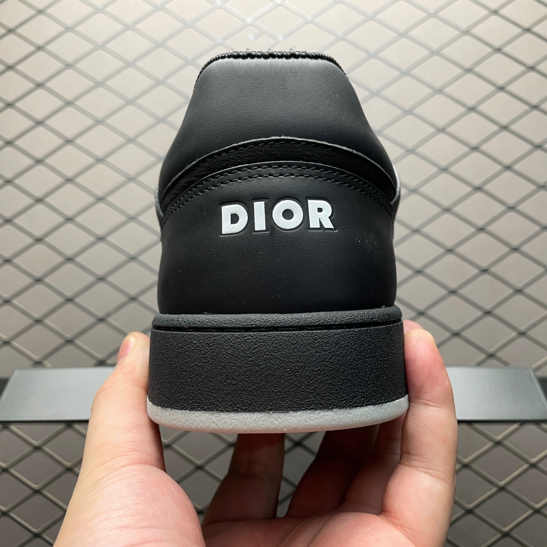 Dior B27 Low Black Dior Oblique Galaxy Leather Grey（3SN272ZPR_H969）