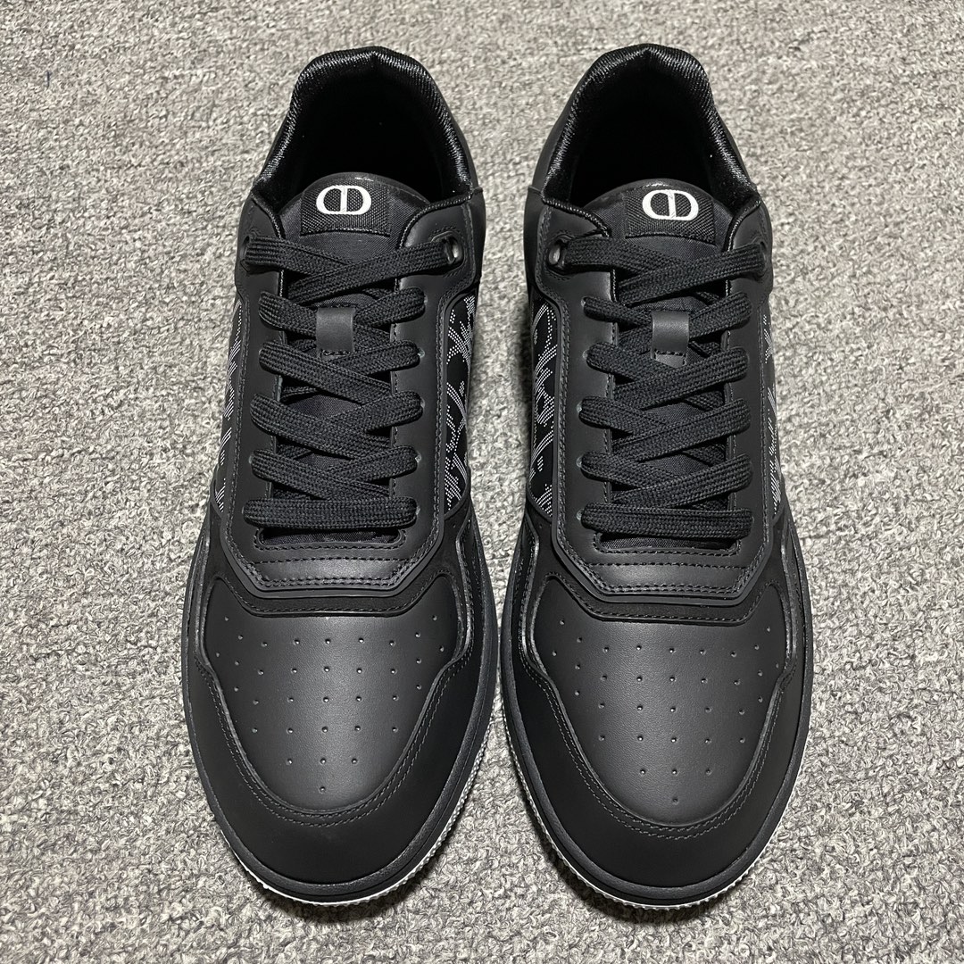 Dior B27 Low Black Dior Oblique Galaxy Leather Grey（3SN272ZPR_H969）
