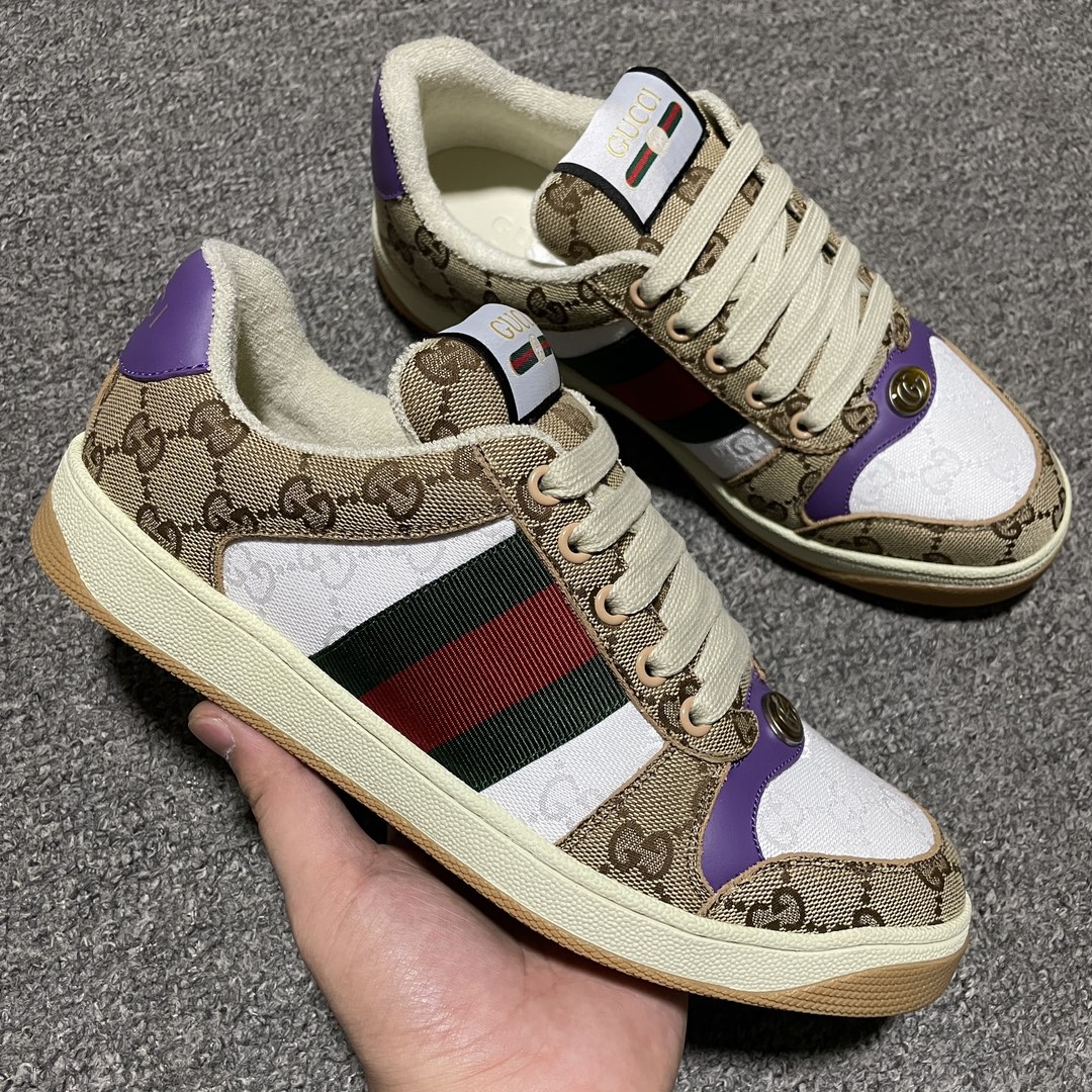 Gucci Men's Screener sneaker（812638 FAD3U 9752)