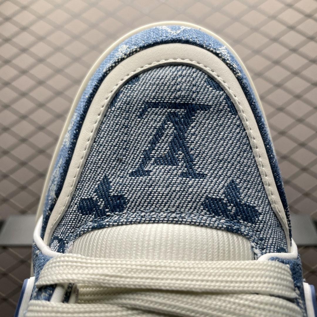 Louis Vuitton Trainer Maxi Line Sneakers LV(1ADHIT)