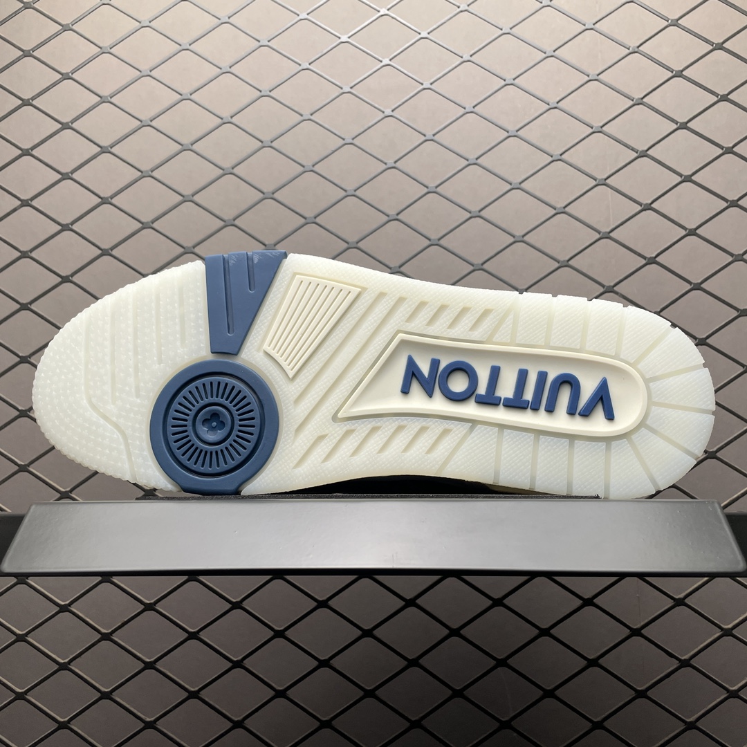 Louis Vuitton Trainer Maxi Line Sneakers LV(1ADHIT)