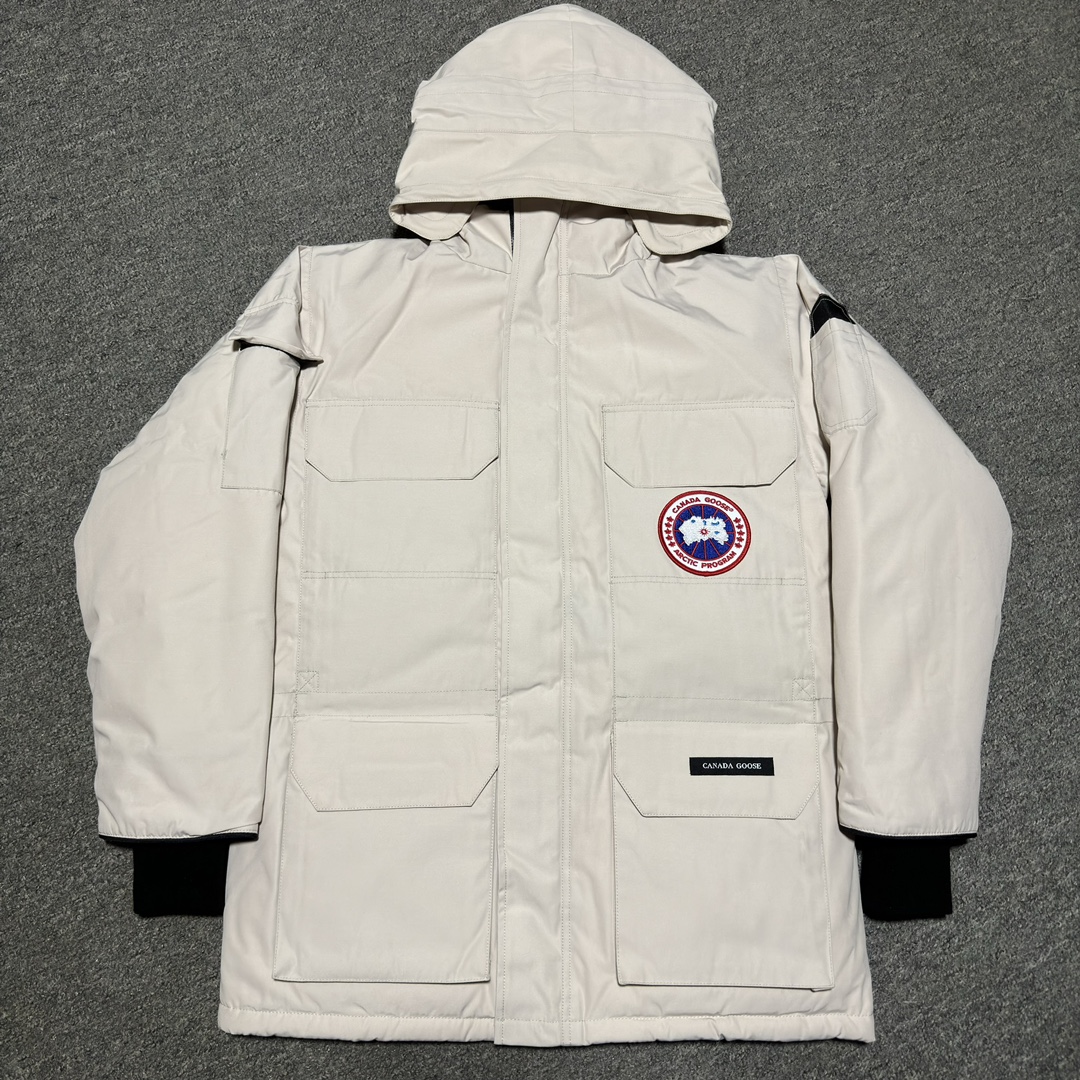 Canada Goose Expedition Series Hooded Fur Collar Parker Down Jacket（182572）