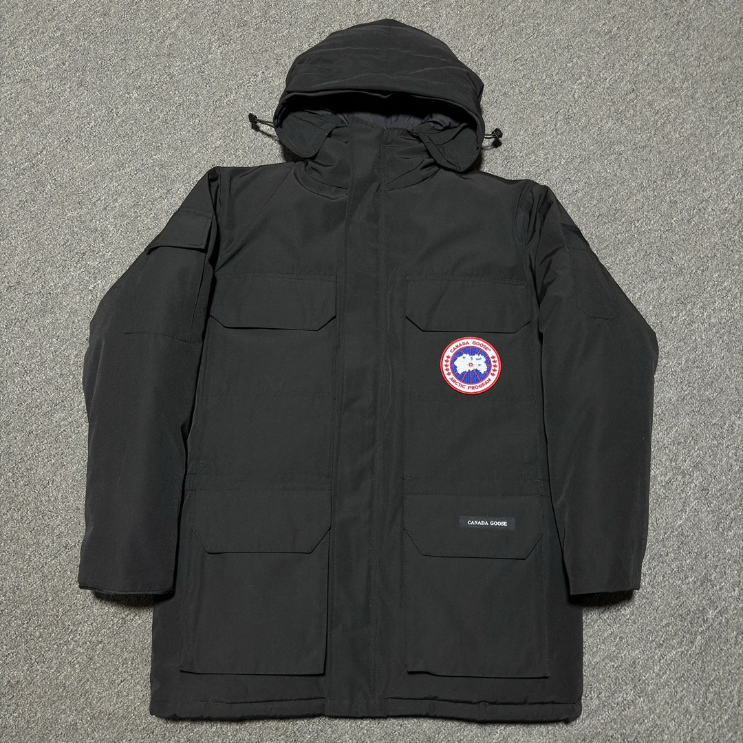 Canada Goose Expedition Series Hooded Fur Collar Parker Down Jacket（182575）