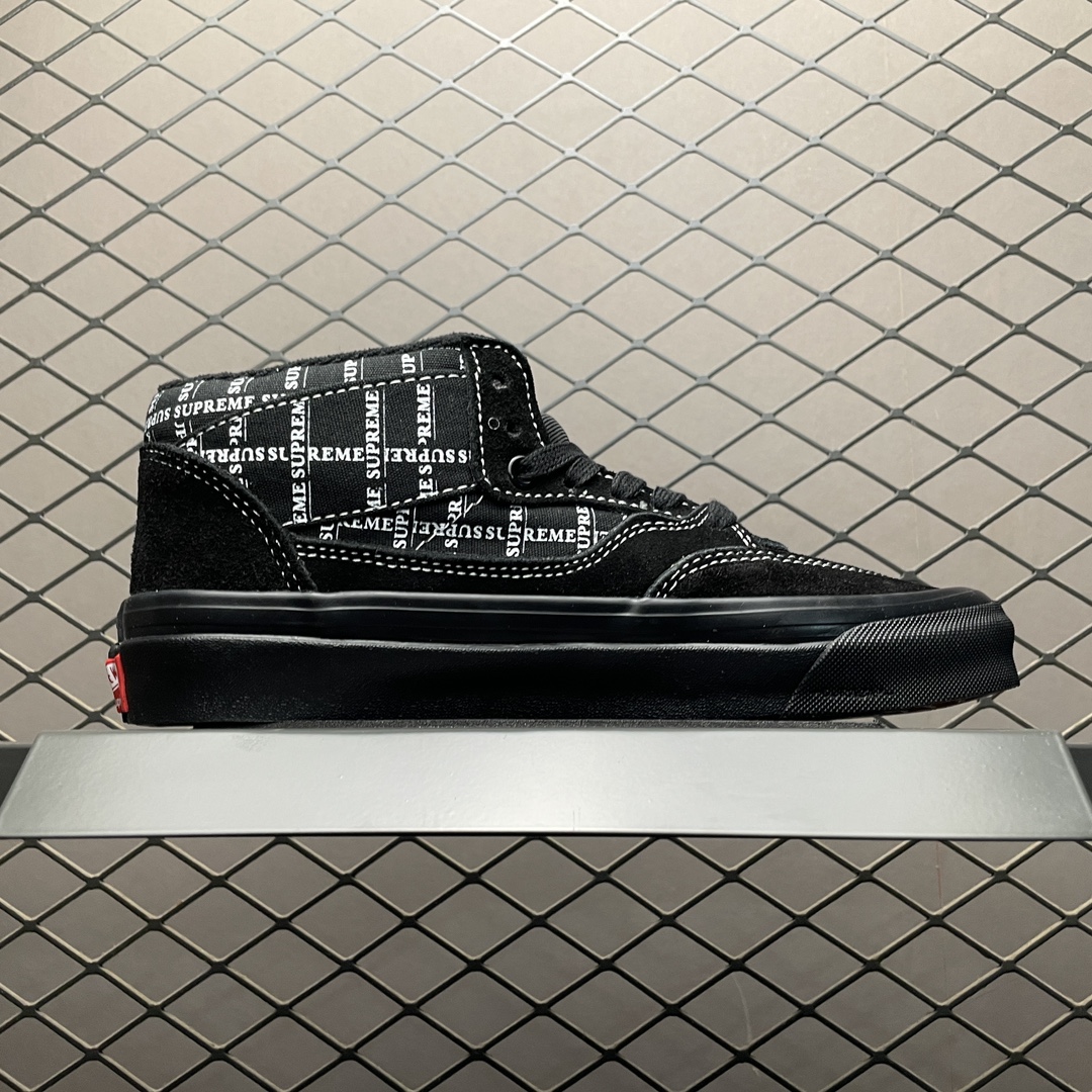Supreme × Vans Half Cab "Black"（VN0A3QPH2YW）