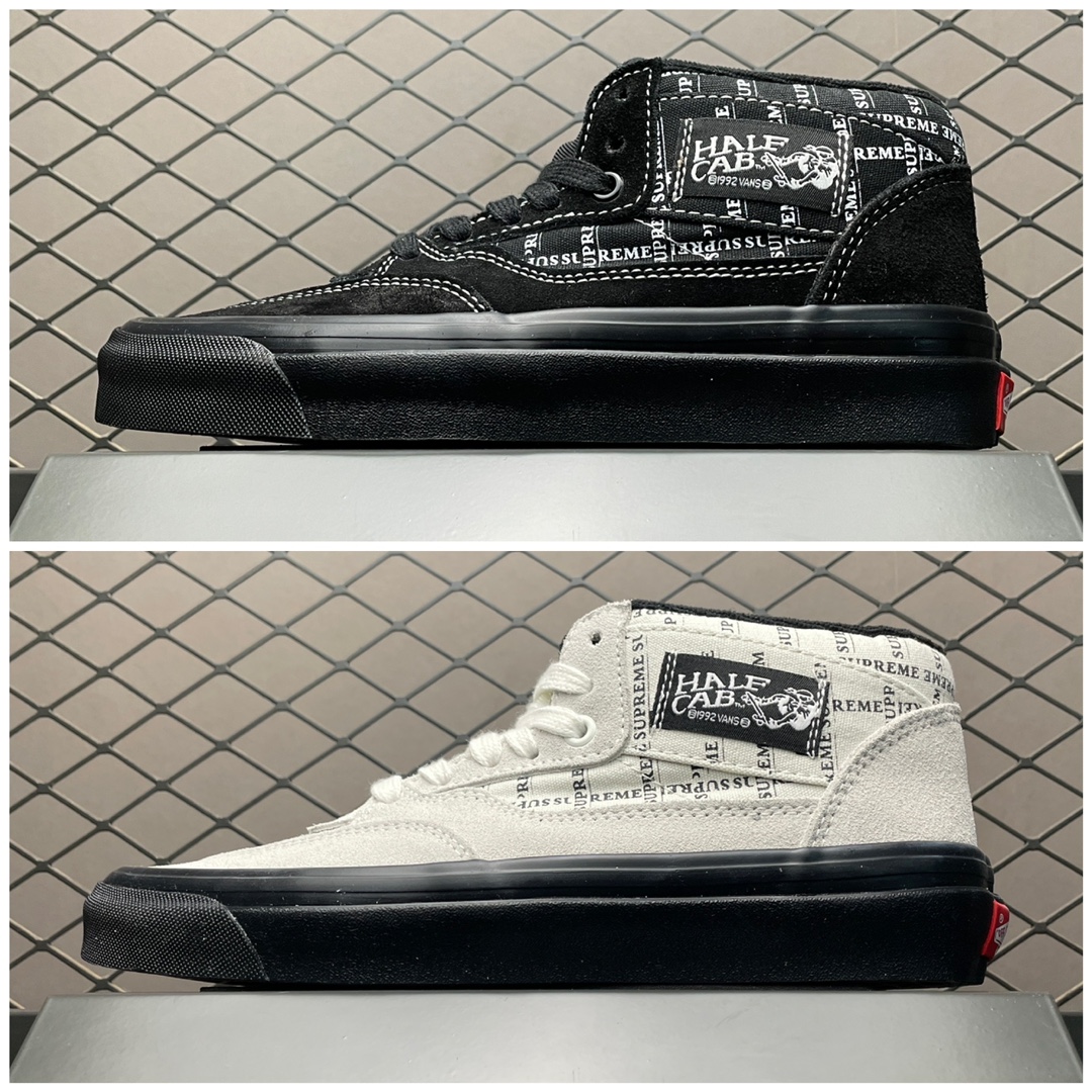Supreme × Vans Half Cab "Black"（VN0A3QPH2YW）