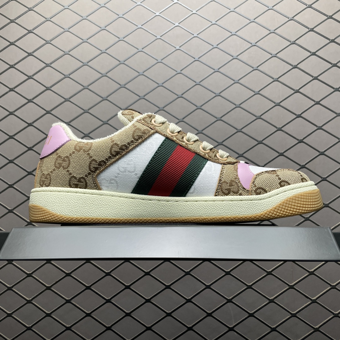 Gucci Women's Screener sneaker（817276 FAD3U 9750）