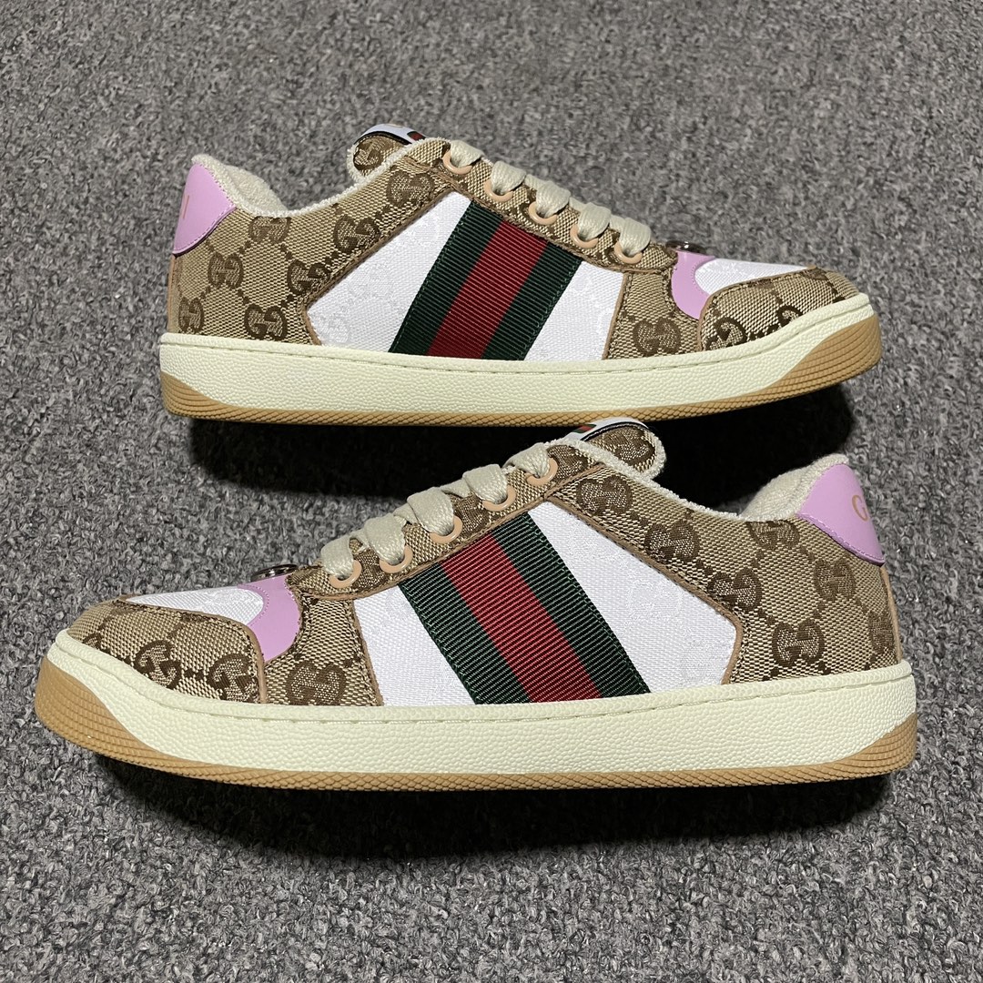 Gucci Women's Screener sneaker（817276 FAD3U 9750）