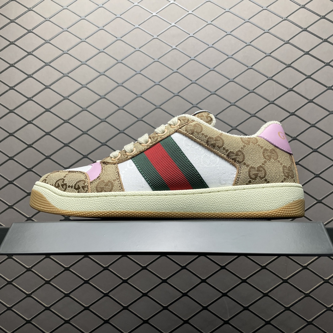 Gucci Women's Screener sneaker（817276 FAD3U 9750）