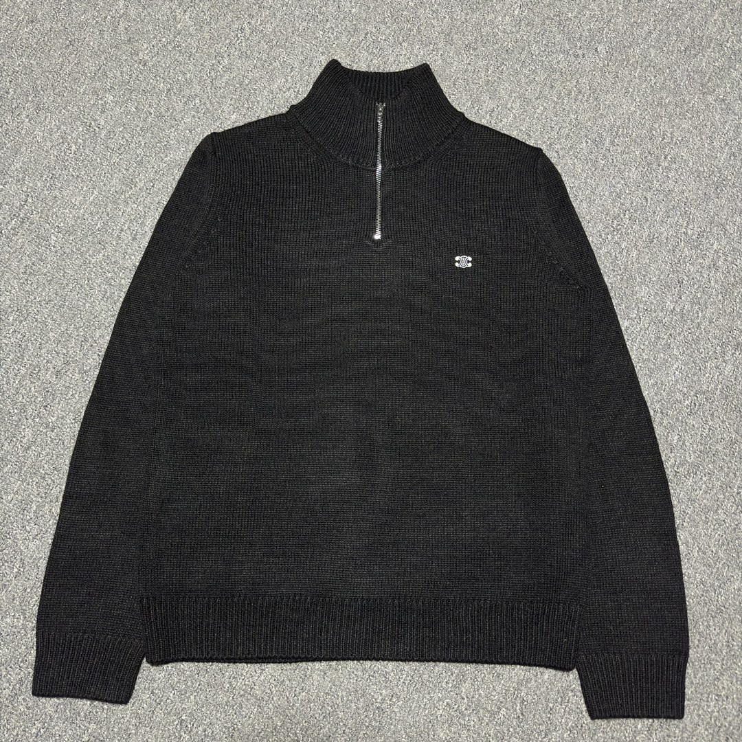 CELINE Loose Celine Sweatshirt / Cotton Fleece 